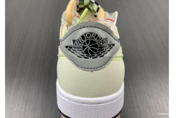 LOW 1 AIR WHITE GHOST OG JORDAN DM7837-103 GREEN-BLACK DM7837-103 0613